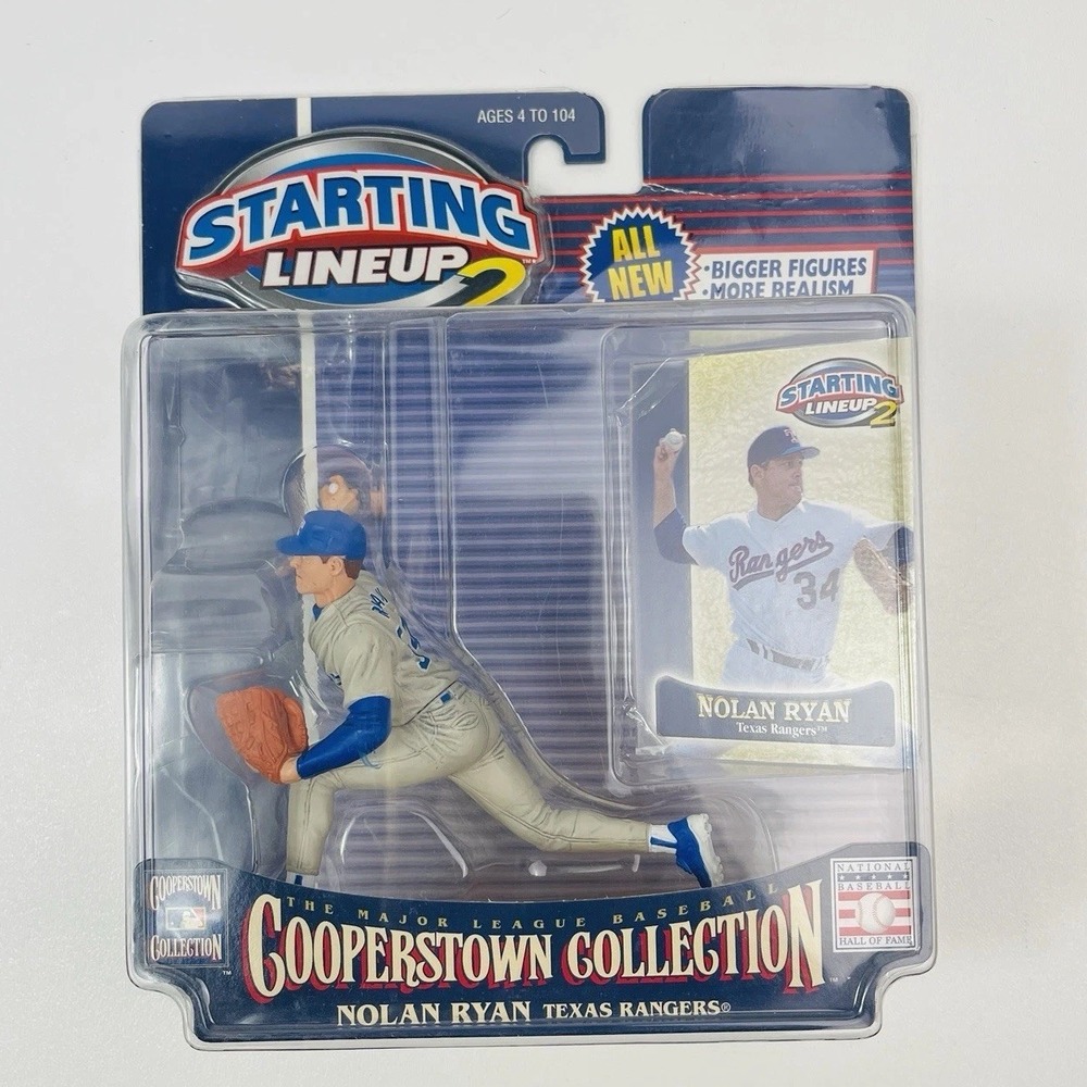 Starting Lineup 2 Cooperstown Collection Nolan Ryan Action Figure